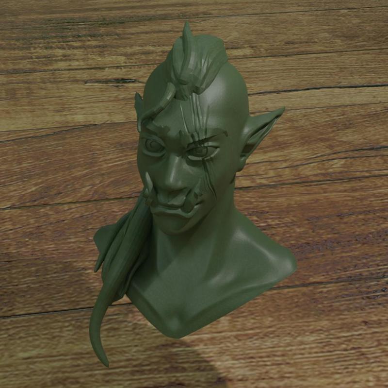 Orc Bust