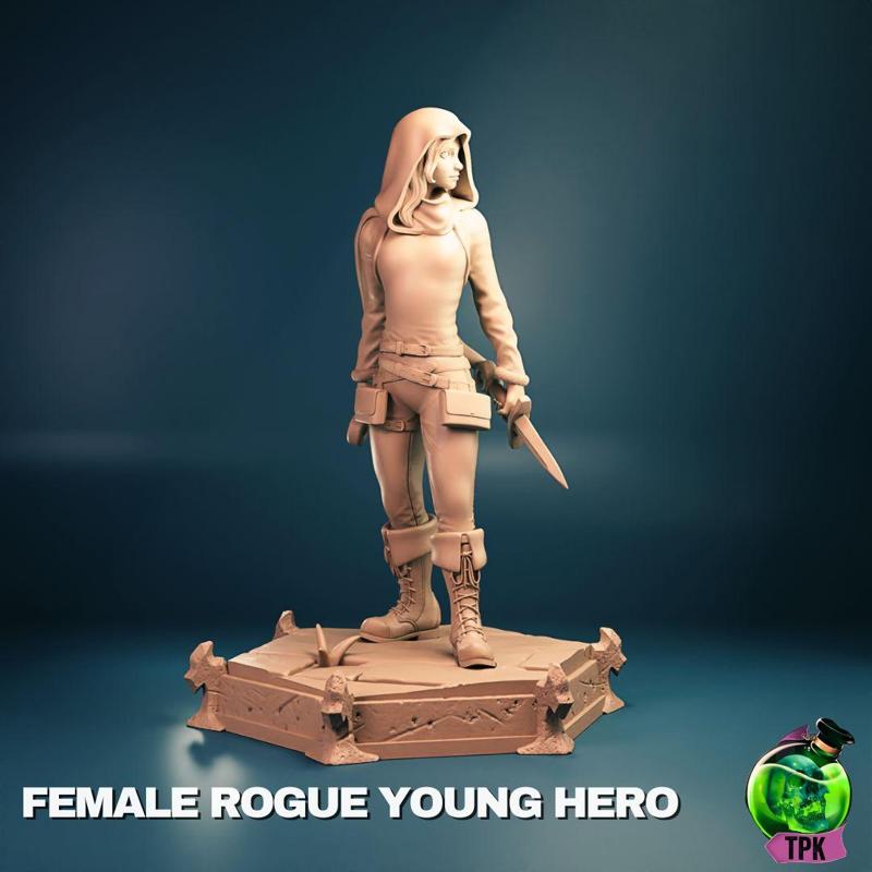 Female Rogue Young Hero