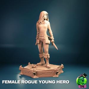 Female Rogue Young Hero