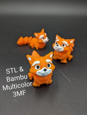 Articulated Fox - Snap-Flex Fidget Toy