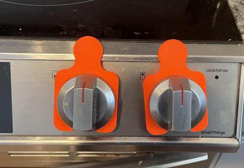 Oven Knob Lockout