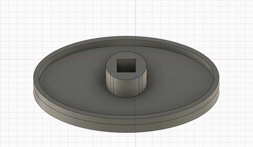 Oval Button for Jacuzzi