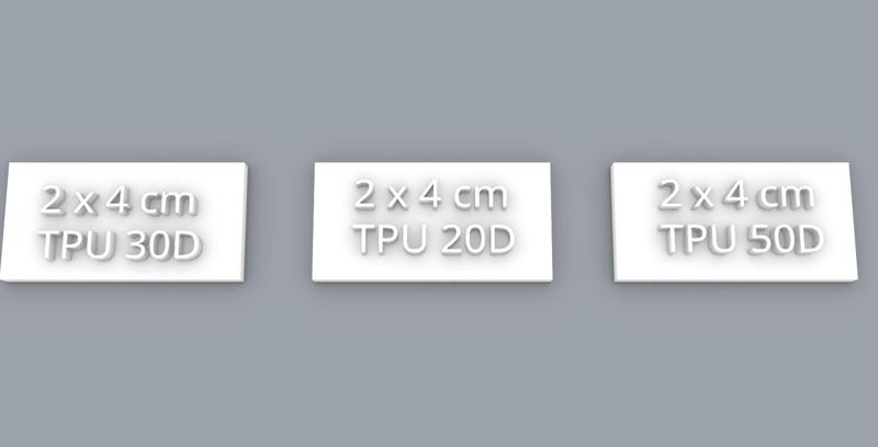 Material Samples Test Small Plates
