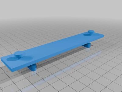 Skadis Keyhole Adapter (customizable)