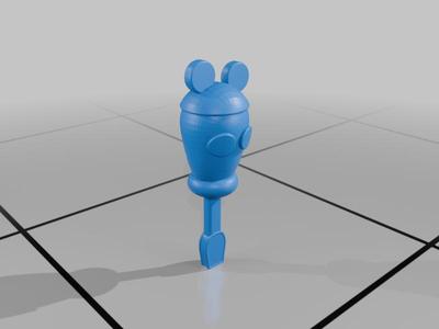 PINK LIGHT STICK TOY 3D PRINTABLE MODEL