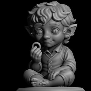 Bilbo Baggins Chibi Collectible – The Hobbit Fan Art