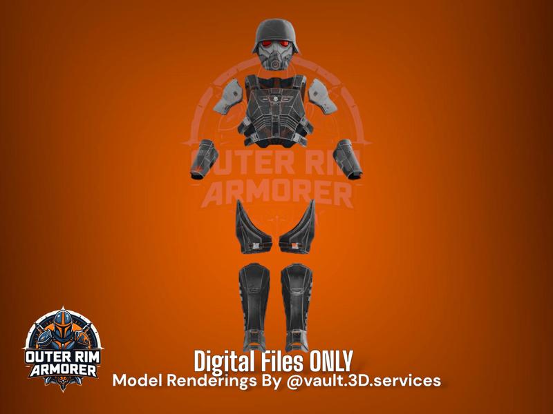 AF-91 Field Chemist Armor Helmet from Helldivers 2 - Digital STL File Only