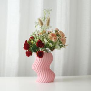 The Line Vase STL 3D Print File, Home Decor Vase for Plants and Flowers