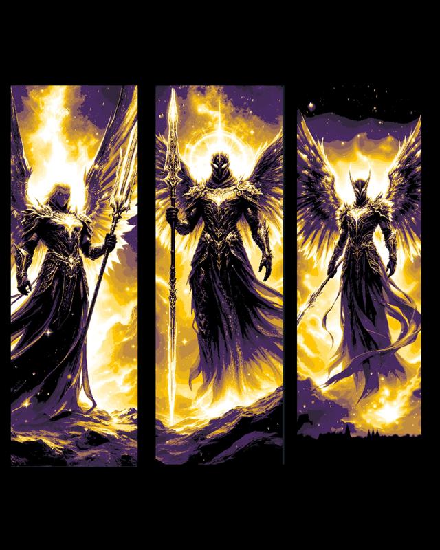The presence of Greatness - The overpowering glow of the Ancient God - Set of Bookmarks
