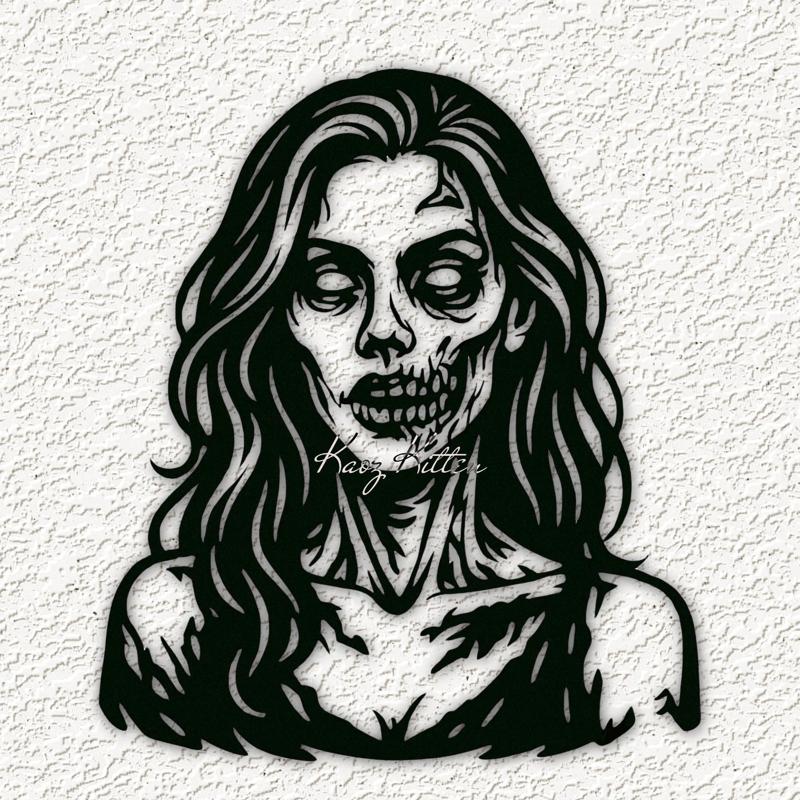 zombie girl 1 wall art home decor