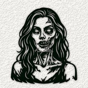 zombie girl 1 wall art home decor