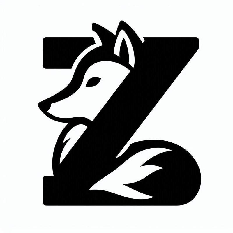 Fox alphabet: Letter Z (version 4)