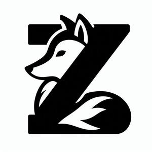 Fox alphabet: Letter Z (version 4)
