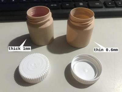 Mini Bottle with Tetra Pak LightCap 30 Cap Size (Thin ver.)