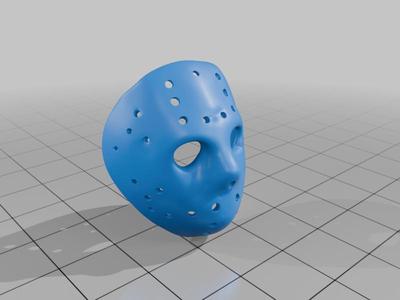 "Ghost jason" Mask from Never hike alone / Never hike in the snow