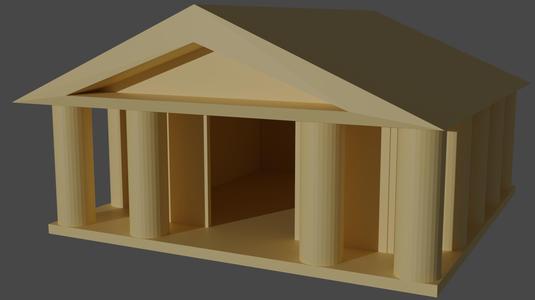Greek-Style Temple
