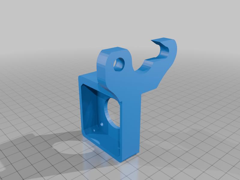Bondtech dual gear extruder direct drive extruder mount for ender 3 herome gen 3 e3d v6 with quick install hook on