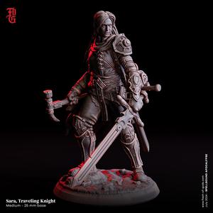 Sara, Traveling Knight (Human Fighter)