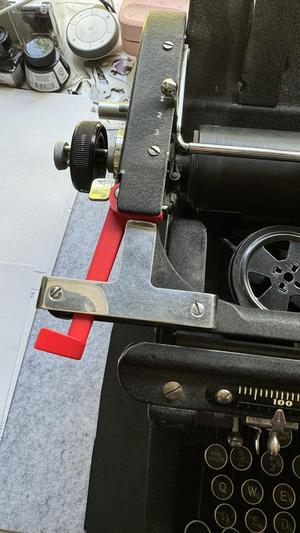 Underwood Model M Standard Typewriter Carriage Return Arm