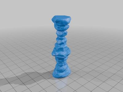 Pilar of Stacked Stones