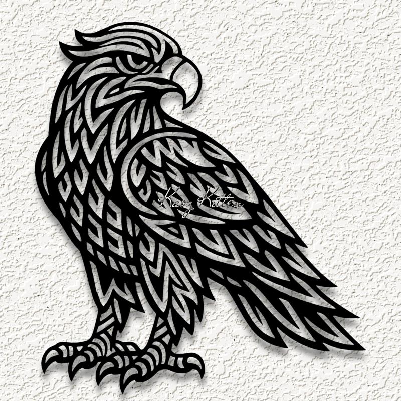 tribal falcon eagle wall art home decor