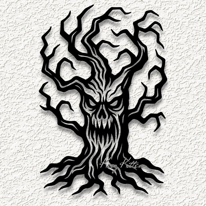 HAUNTED TREE wall art home decor