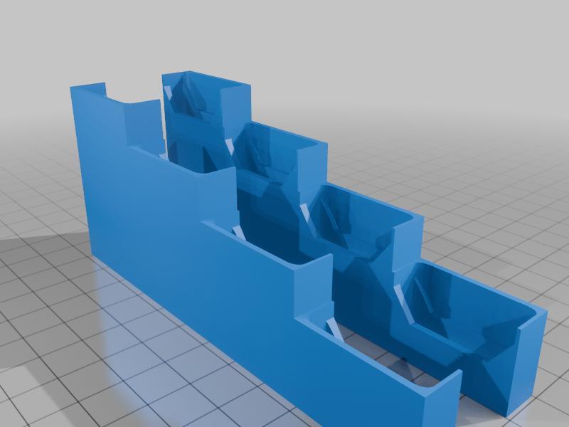 Tiered Dice Display with 4 levels
