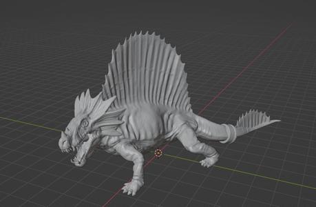 Fire Salamander/Dragon Lizard proxy for ToW/Onepagerules