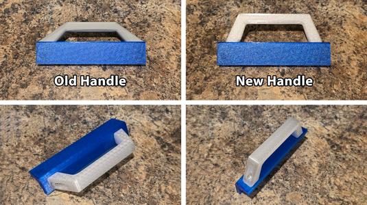Taller Handles for Lab Rax 10" Server Rack by Michael Klements