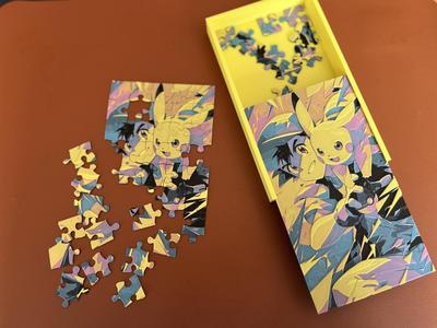 Puzzle Ash & Pikachu Hueforge
