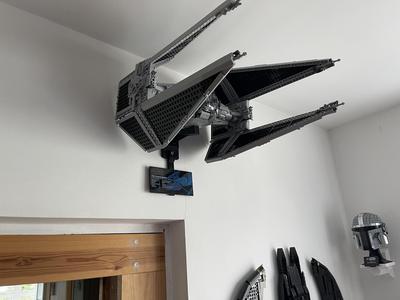 Sign hanger for LEGO Tie Interceptor 75382