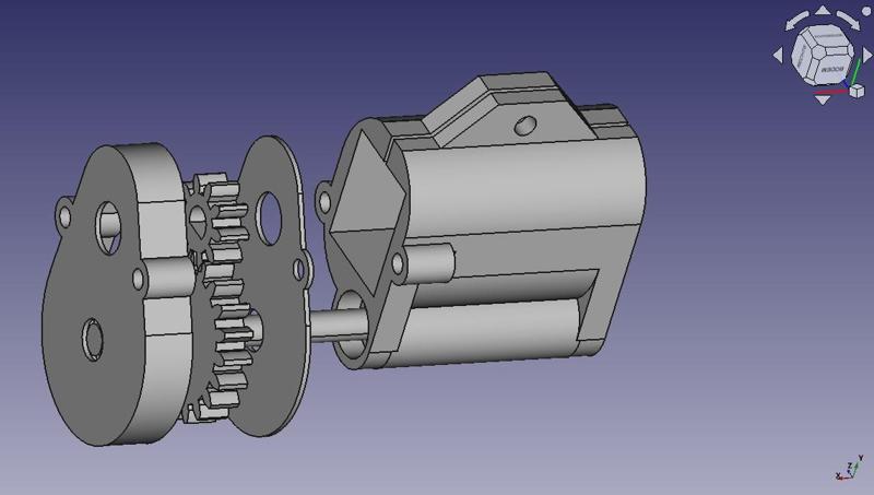 Gauge 1 Axle hung motor with N20 motor