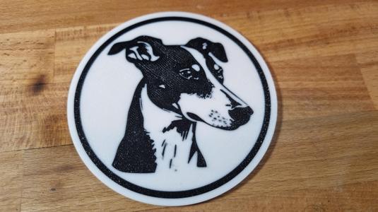 Greyhound Dog Coaster