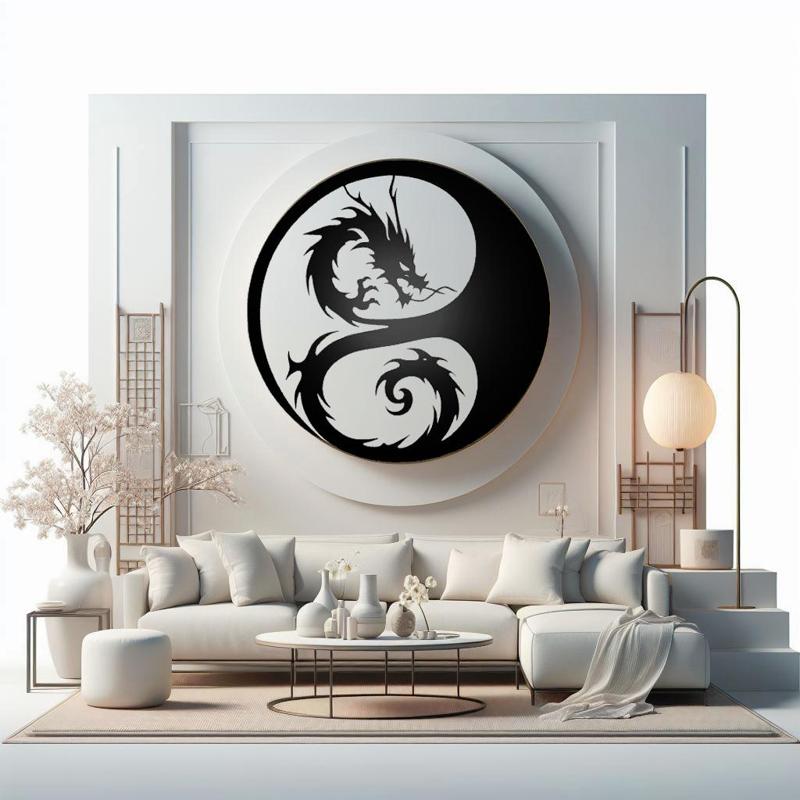 China Dragon 2 Tattoo, Wall, Door, Window 