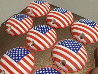 American Flag Stanley/Dupe 40oz Topper