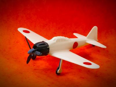 Mitsubishi A6M ZERO - On Ground - 1:72  Model