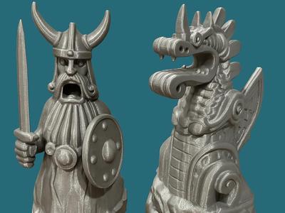 Berk Sea Statues (How to Train your Dragon)