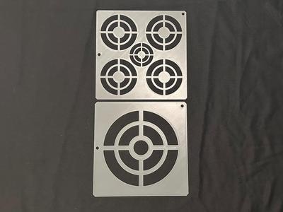 PETG Target Stencils - Grouping & Single Options