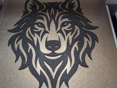 Wolf Head Wall Decoration