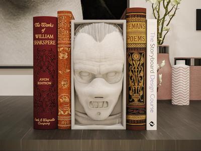 Hannibal Lecter Book Nook and Wall Mount