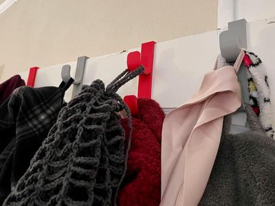 Door-Mounted Double Hook