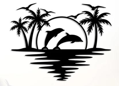 Wall Art - Dolphins