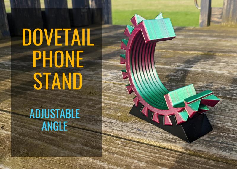 Dovetail Phone Stand