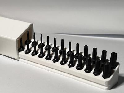 20mm "Shortie" Screwdriver Bit Holder (LTT Screwdriver Size) with Sliding Cover