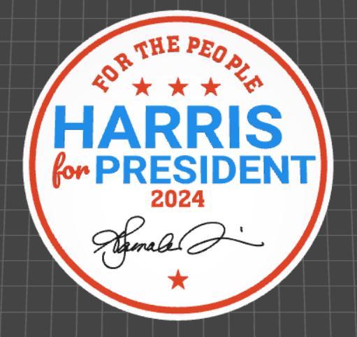 Kamala Harris 2024 Coaster