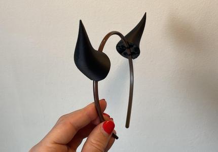 Vampire Horns (Headband Attachment)