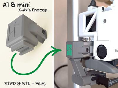 A1 (mini) X-Axis Endcap