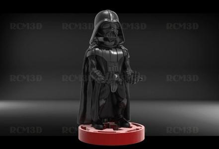 Darth Vader cellphone and joystick holder