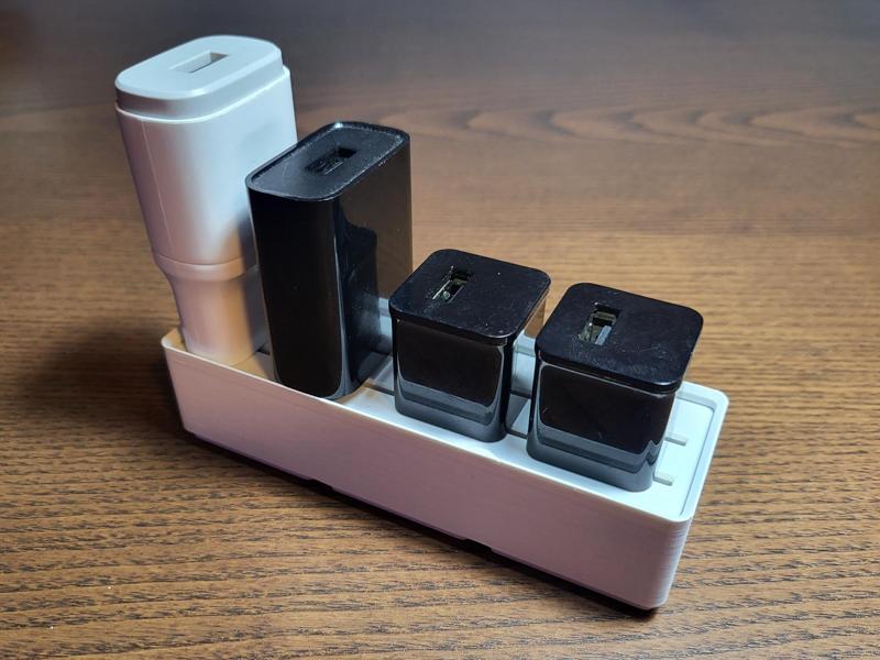 Gridfinity USB Wall Chargers Bin
