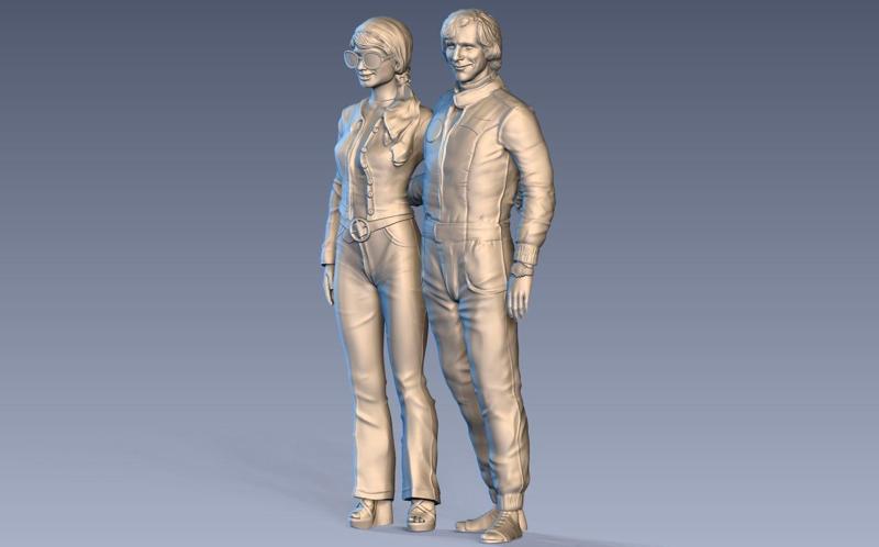 James Hunt and Suzy Miller